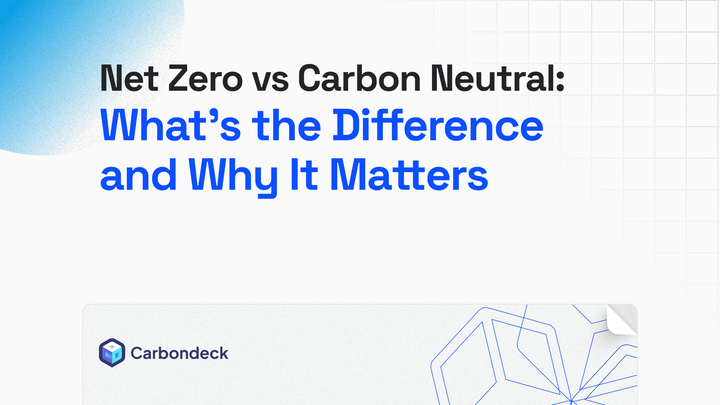Net Zero vs Carbon Neutral: What’s the Difference and Why It Matters